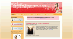 Desktop Screenshot of leblog.faites-votre-propre-lingerie.fr